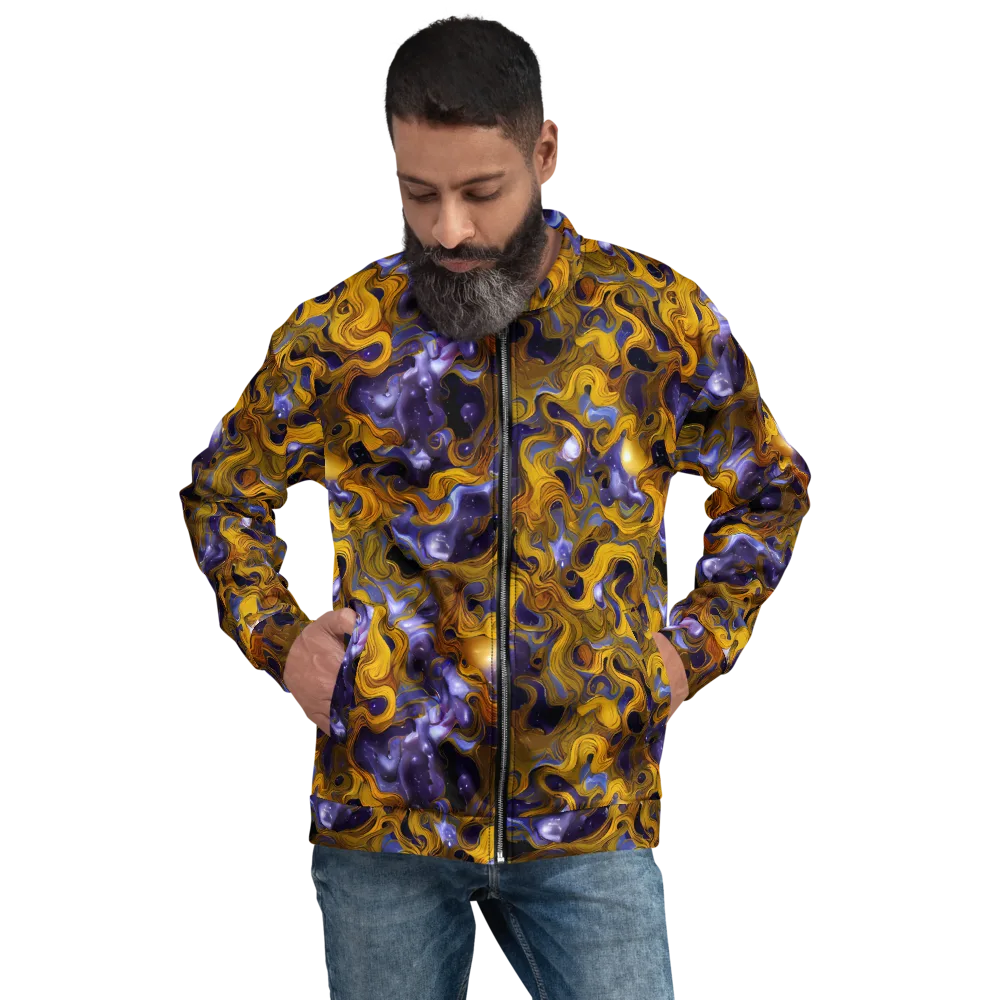 Aurum Eclipse on Bomber Jacket — Front