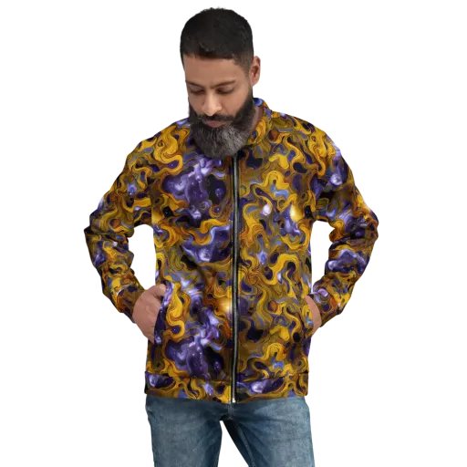 Aurum Eclipse on a Bomber Jacket
