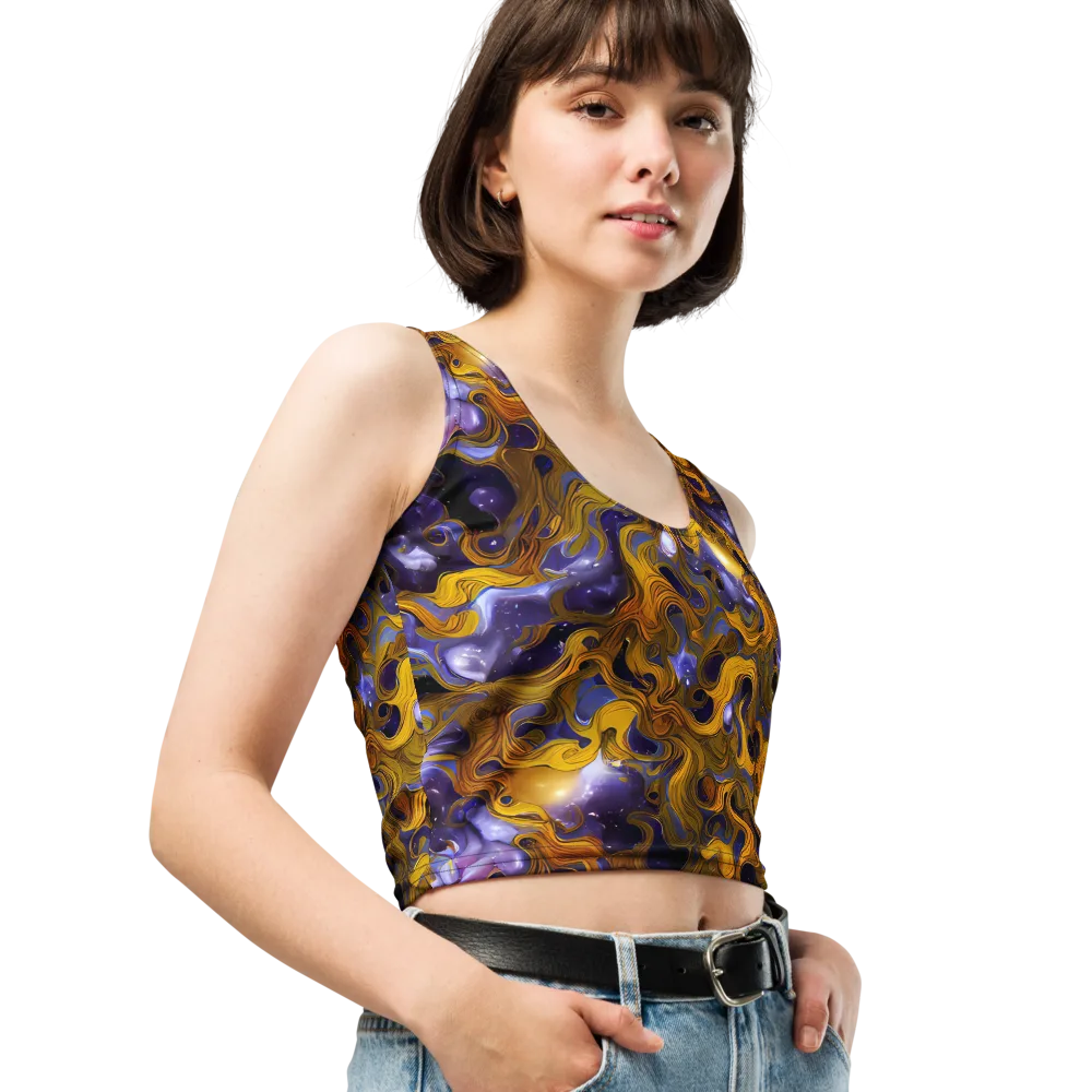 Aurum Eclipse on Crop Top — Right Front