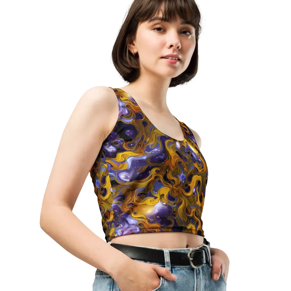 Aurum Eclipse on Crop Top — Right Front