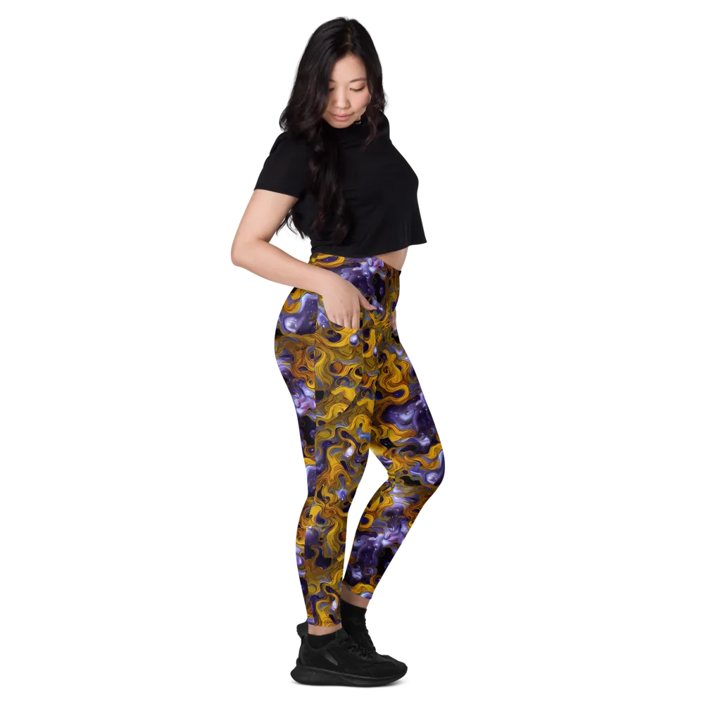 Aurum Eclipse on Leggings with Pockets — Right