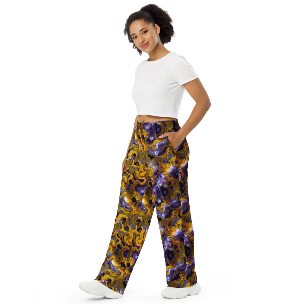 Aurum Eclipse on Wide-Leg Pants — Left Front
