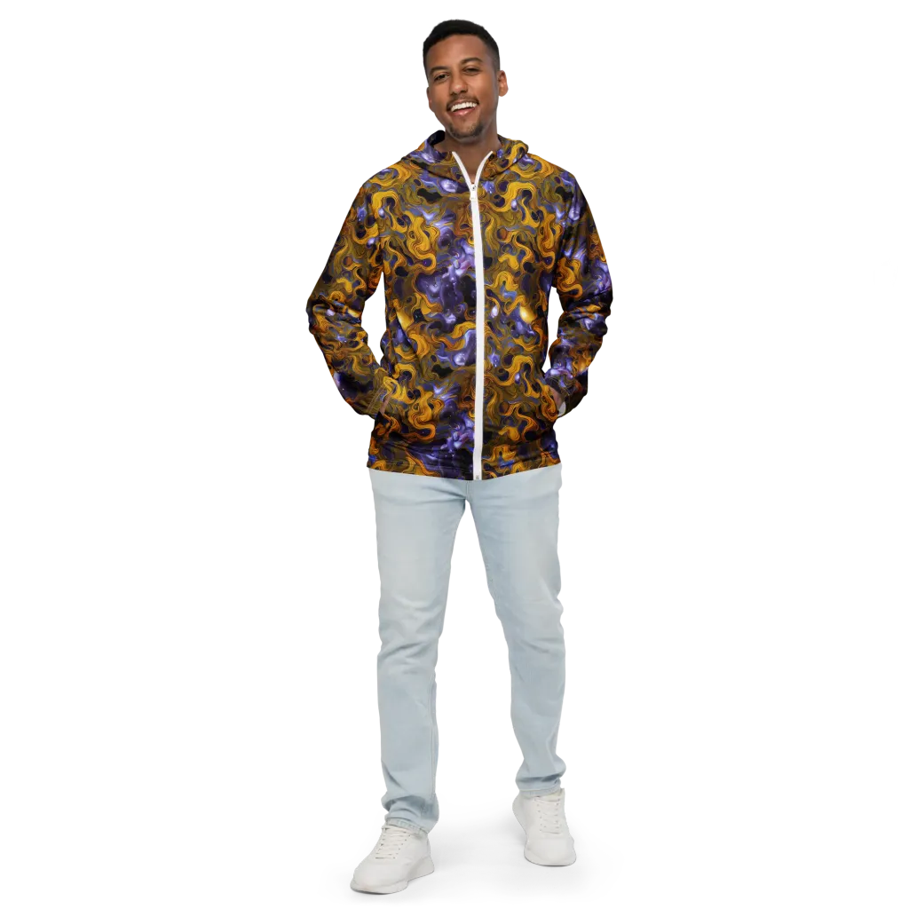 Aurum Eclipse on Men's Windbreaker — Front