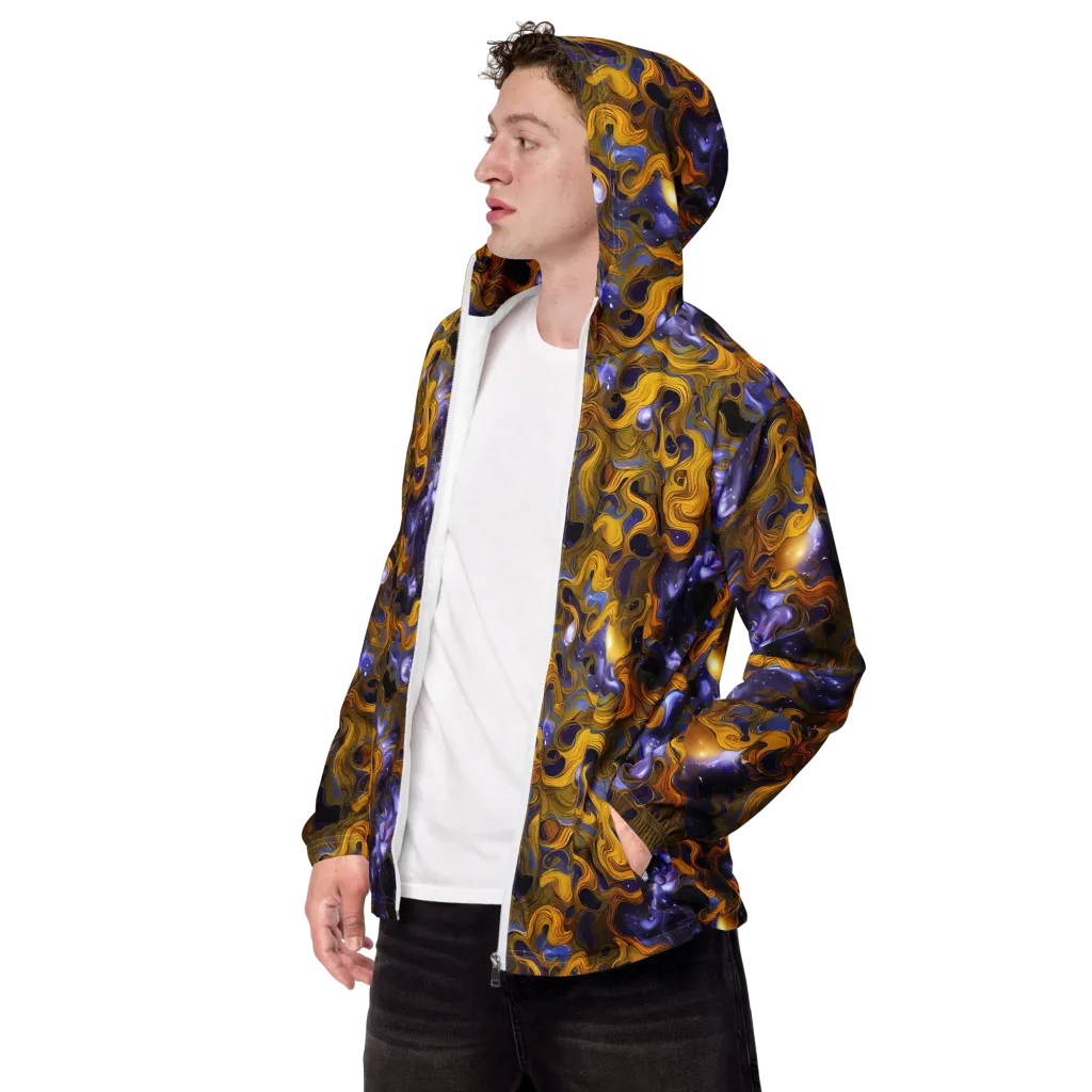 Aurum Eclipse on Men's Windbreaker — Left Front
