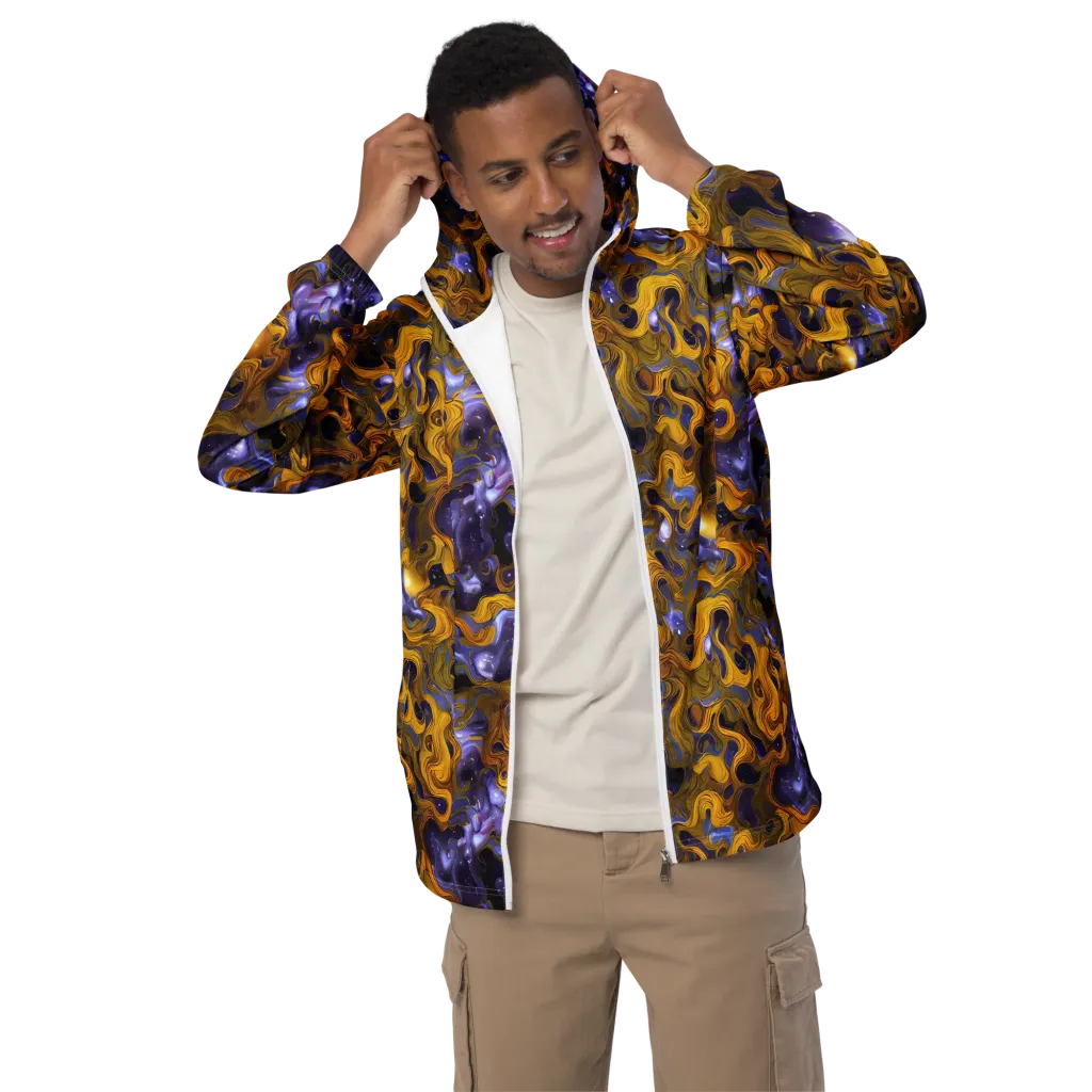 Aurum Eclipse on Men's Windbreaker — Front