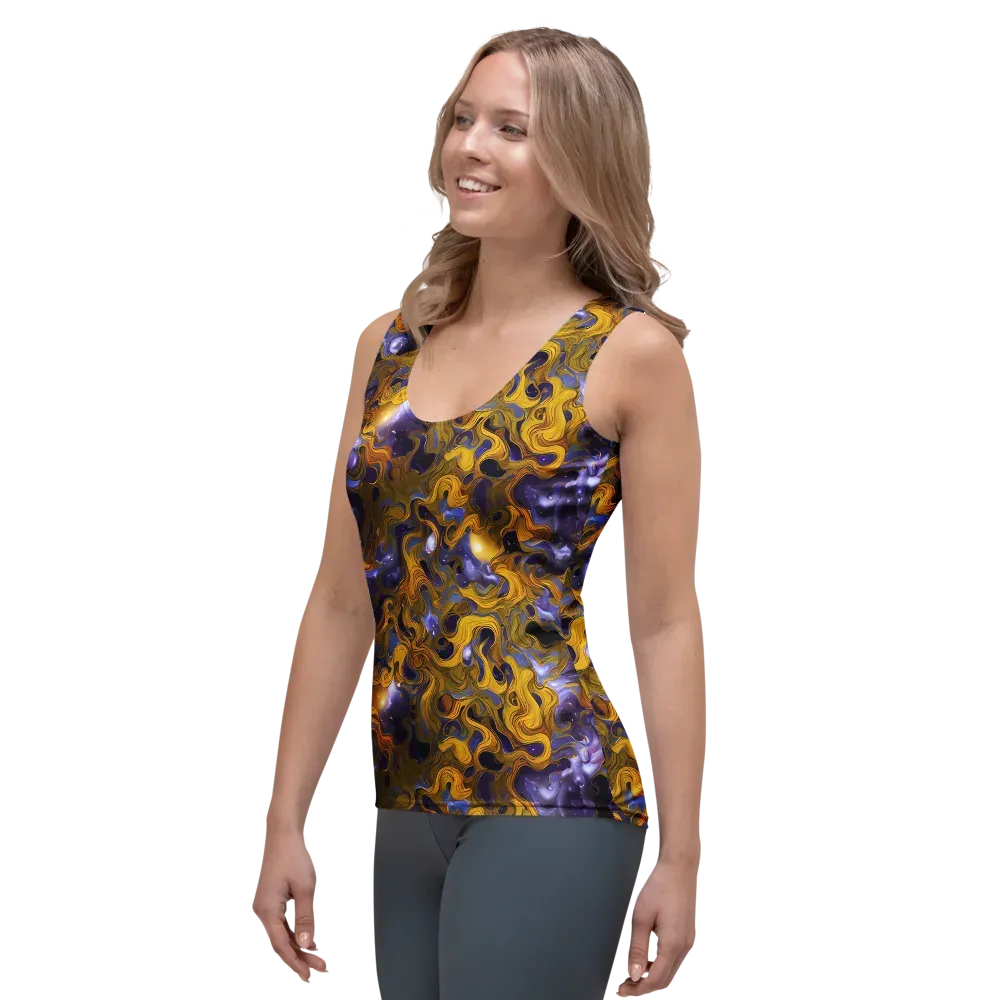 Aurum Eclipse on Women's Tank Top — Left Front