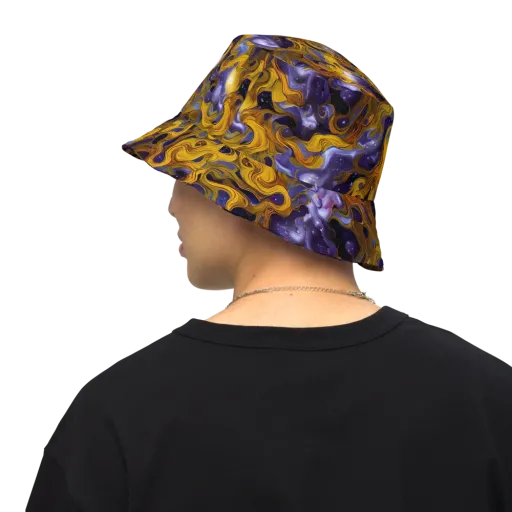 Aurum Eclipse on a Reversible Bucket Hat