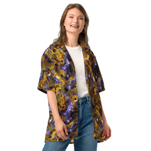 Aurum Eclipse on a Button Shirt