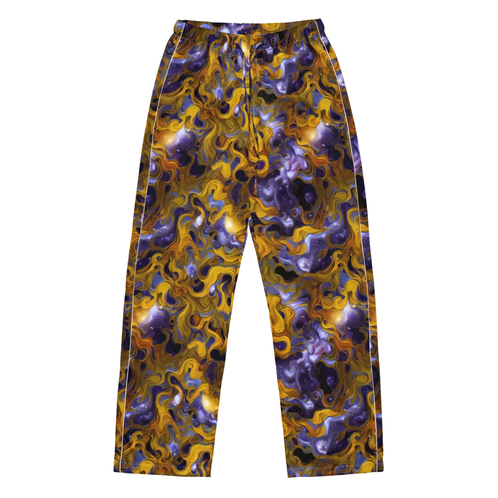 Aurum Eclipse on Women's Pajama Pants — Front