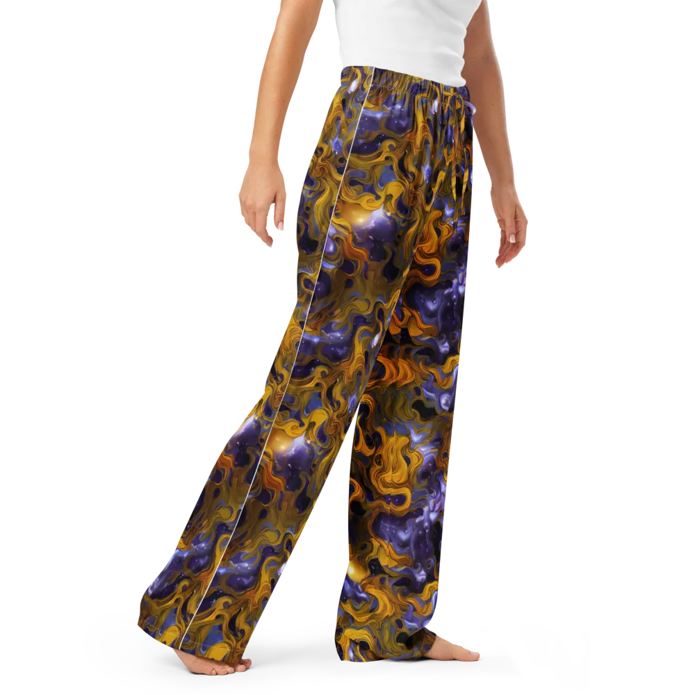 Aurum Eclipse on Women's Pajama Pants — Right Front