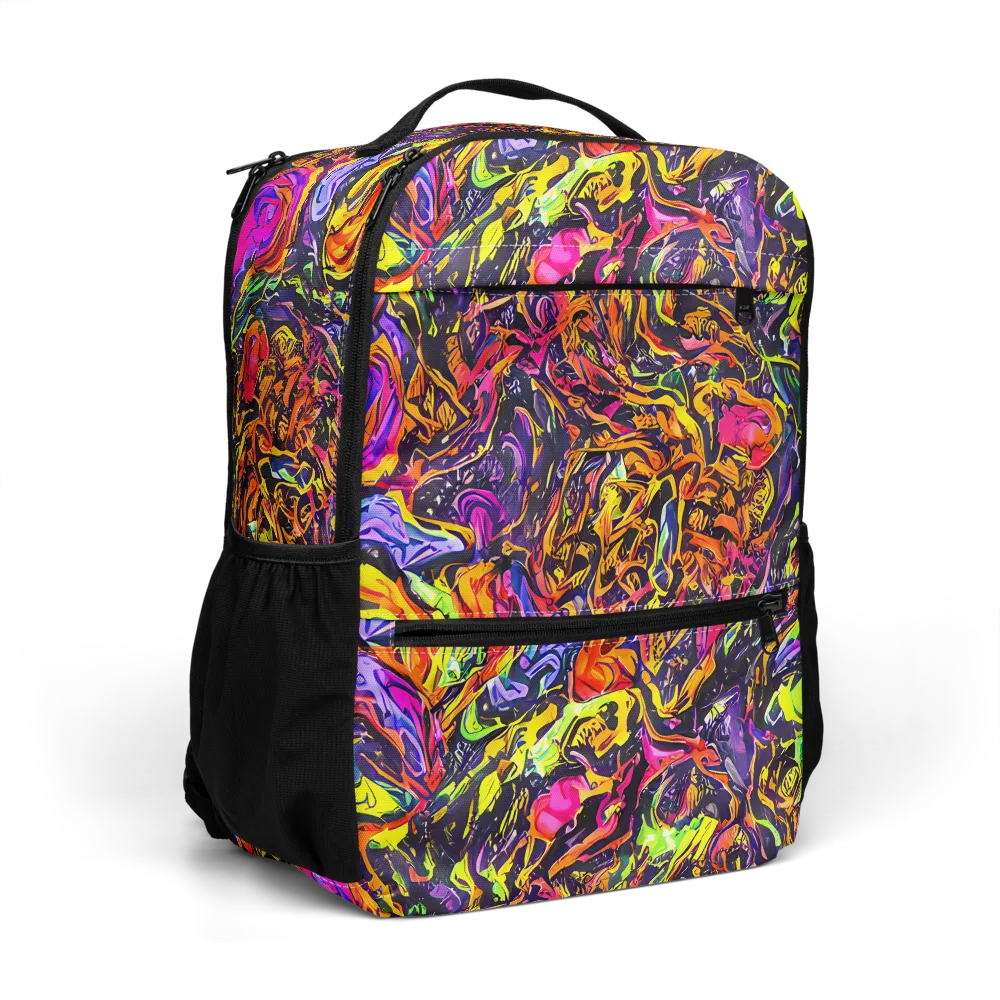 Ember Neon on Utility Backpack — Right Front