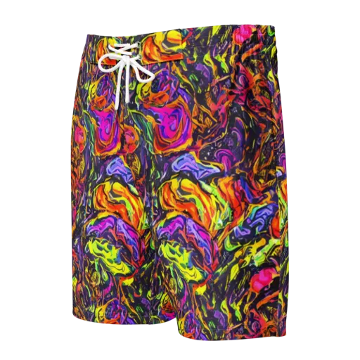 Ember Neon on a Men's Board Shorts