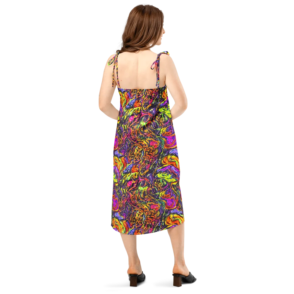 Ember Neon on Slip Dress — Back