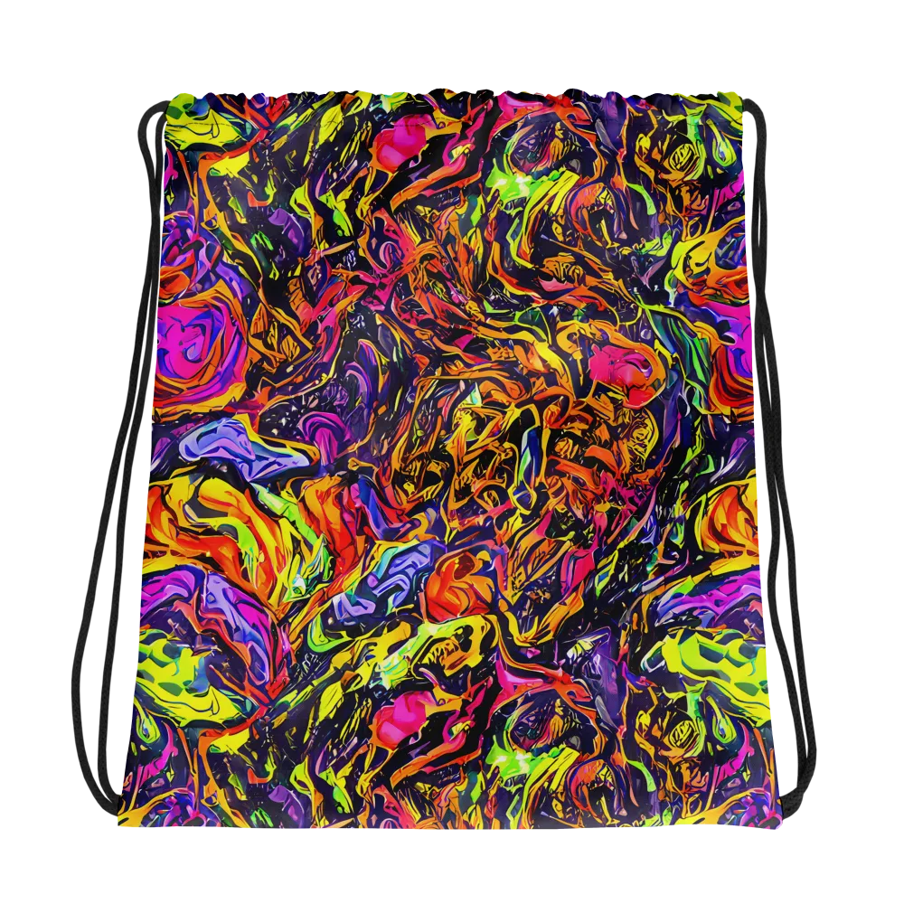 Ember Neon on Drawstring Bag — Photo