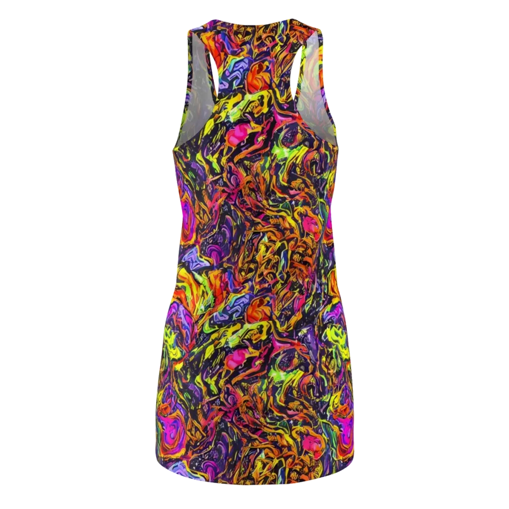 Ember Neon on Racerback Dress — Back