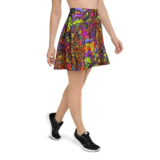Ember Neon on a Skater Skirt