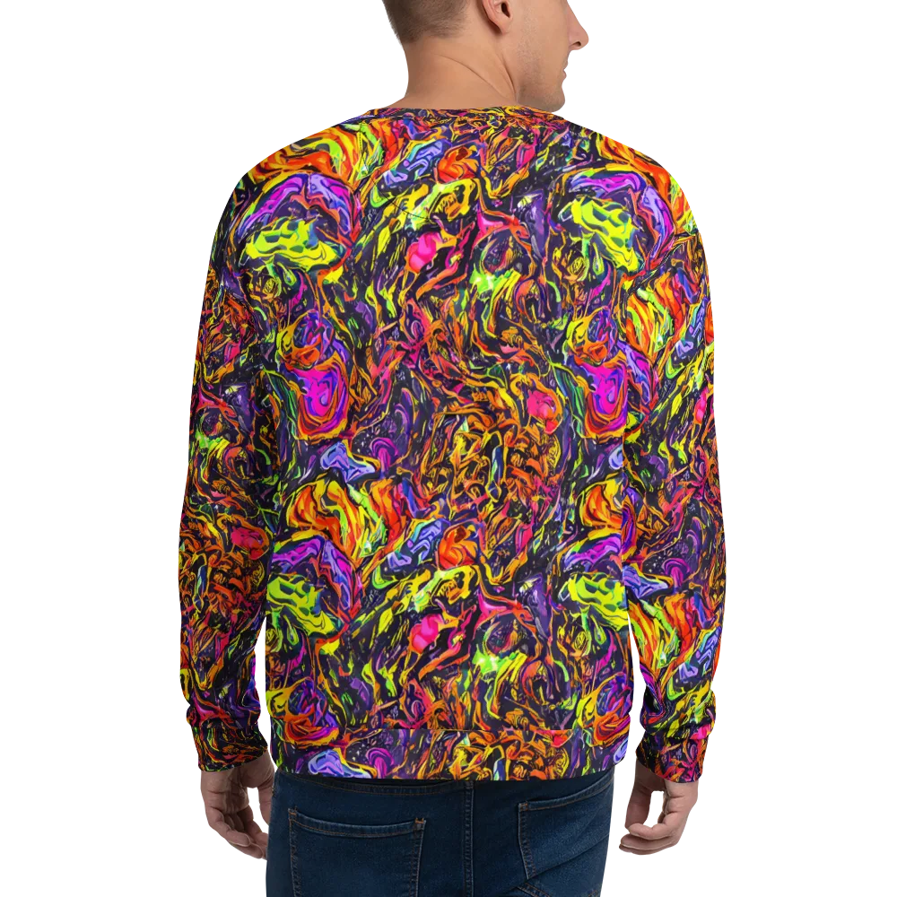 Ember Neon on Sweatshirt — Back