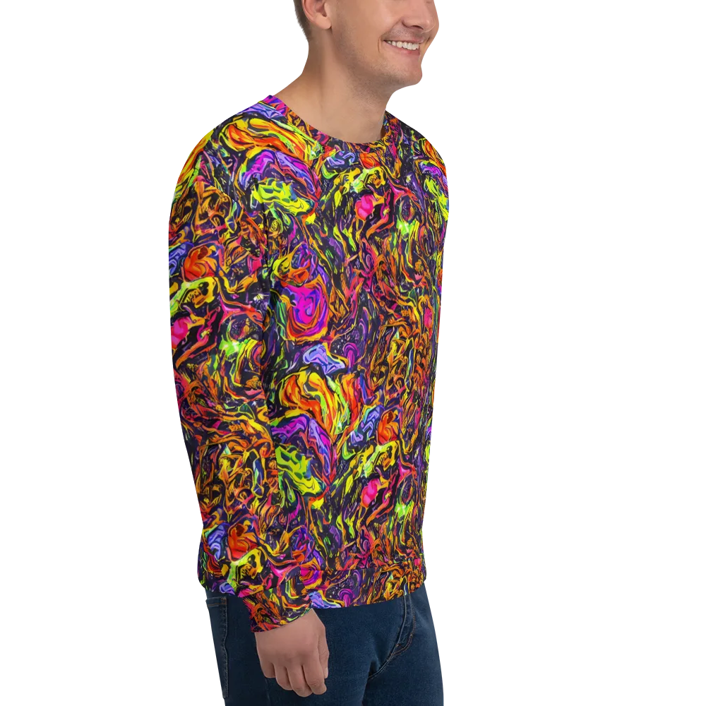 Ember Neon on Sweatshirt — Right Front