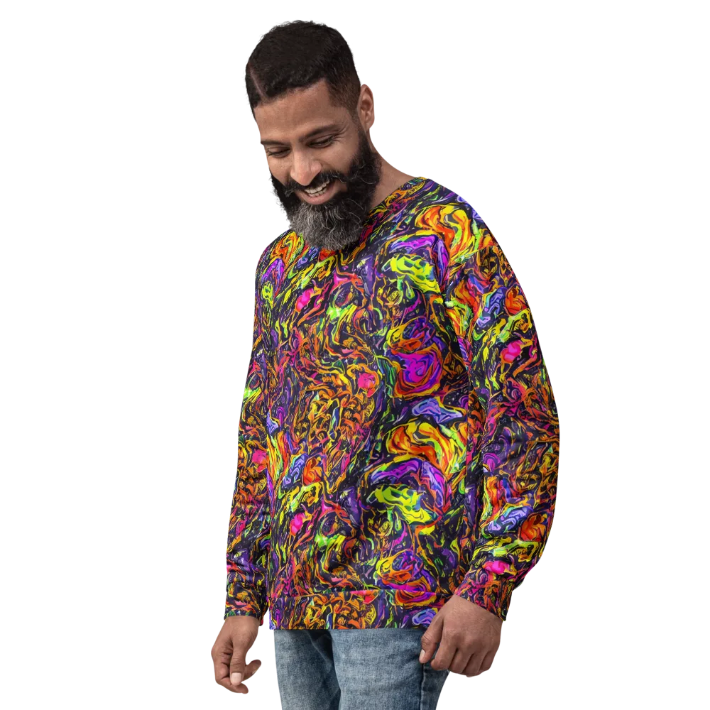Ember Neon on Sweatshirt — Left Front