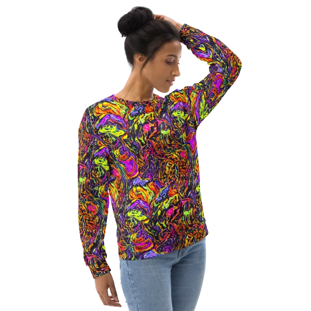 Ember Neon on Sweatshirt — Right Front
