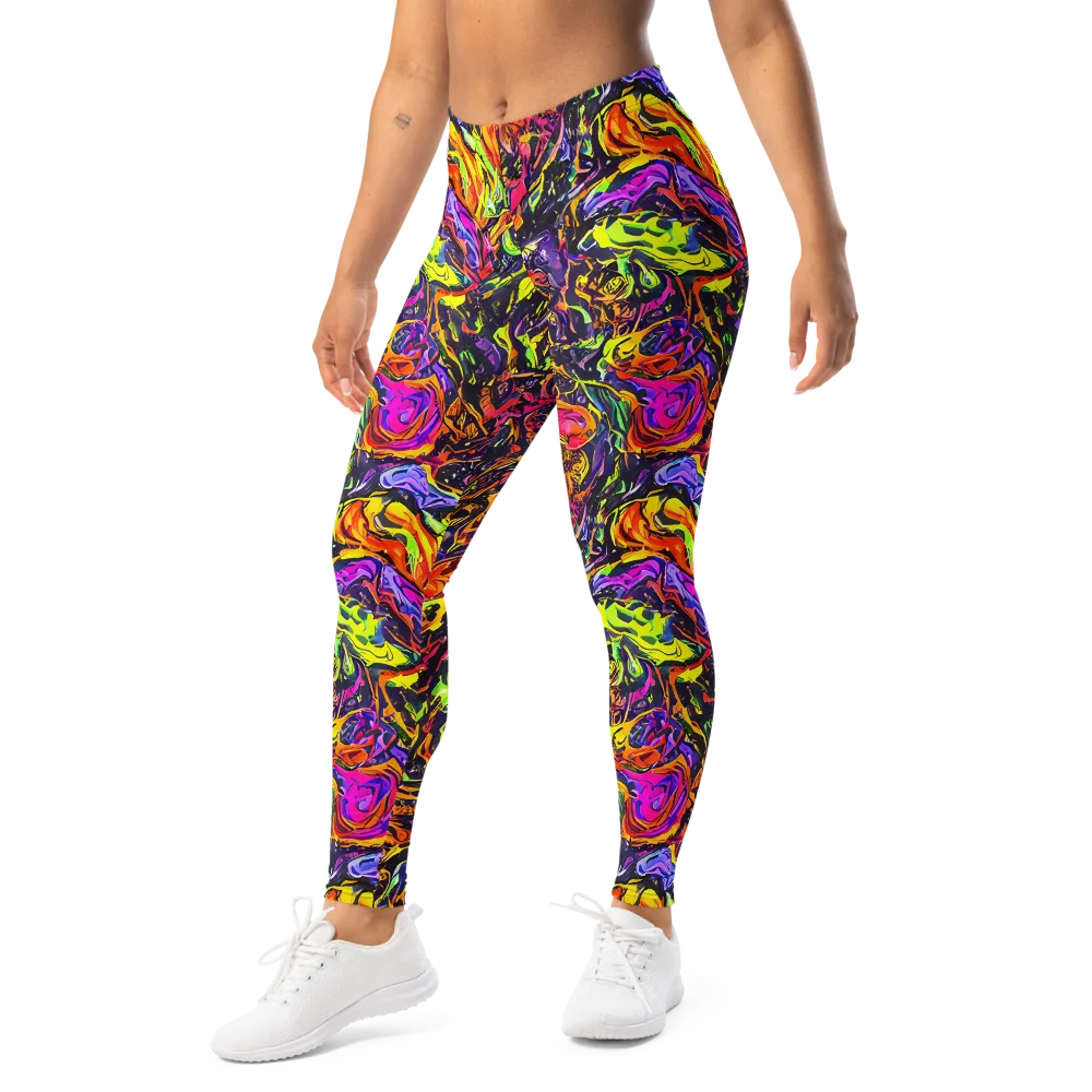 Ember Neon on Leggings — Left Front