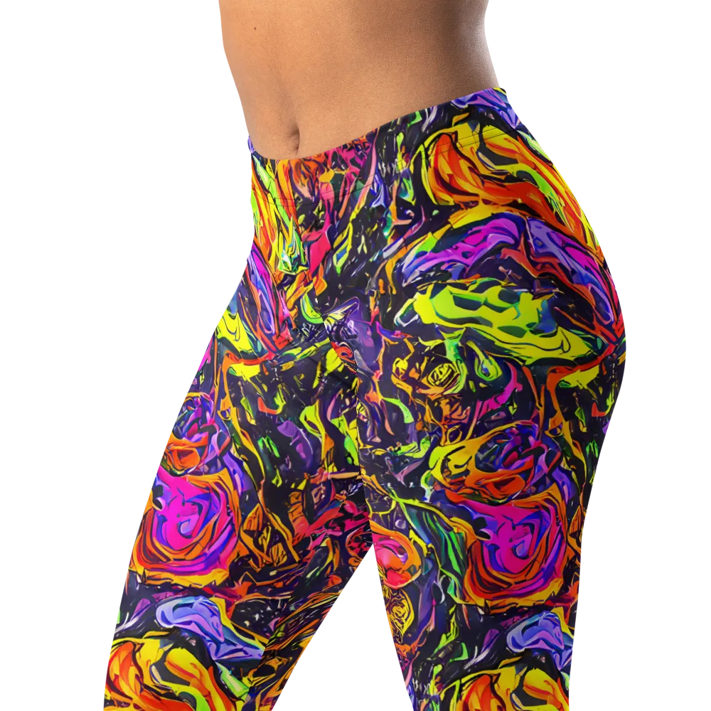 Ember Neon on Leggings — Left Front