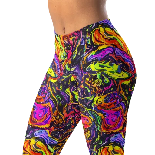 Ember Neon on a Leggings
