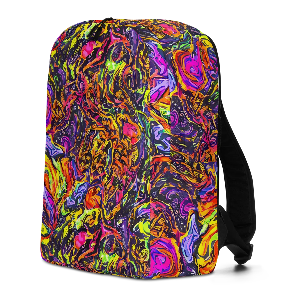 Ember Neon on Minimalist Backpack — Left