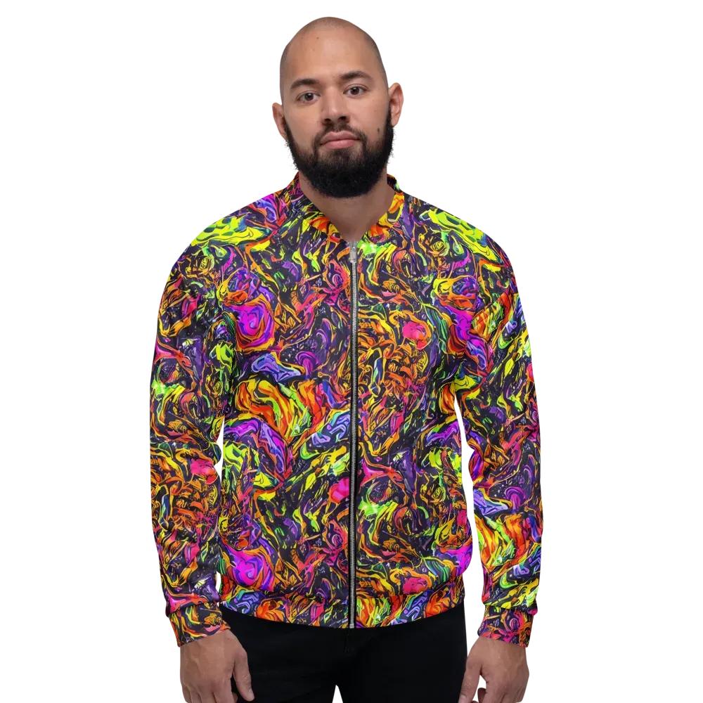Ember Neon on Bomber Jacket — Front