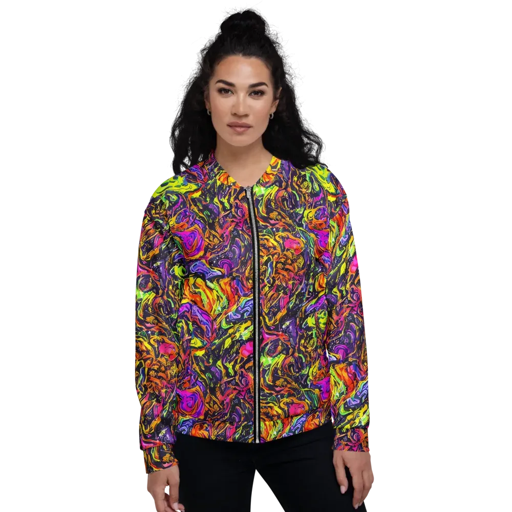 Ember Neon on Bomber Jacket — Front