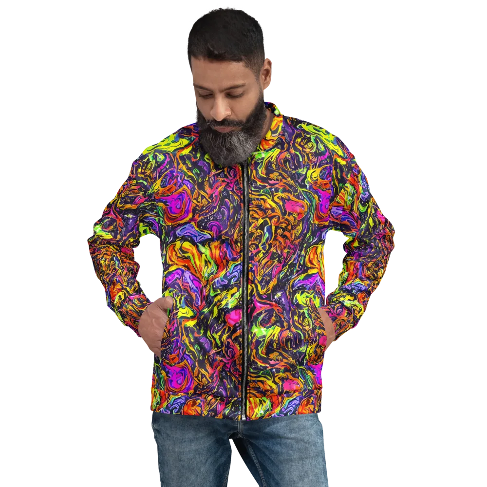Ember Neon on Bomber Jacket — Front