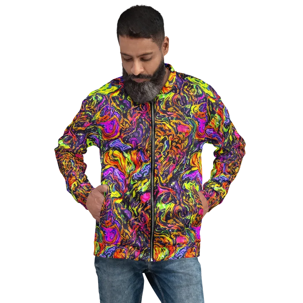 Ember Neon on Bomber Jacket — Front