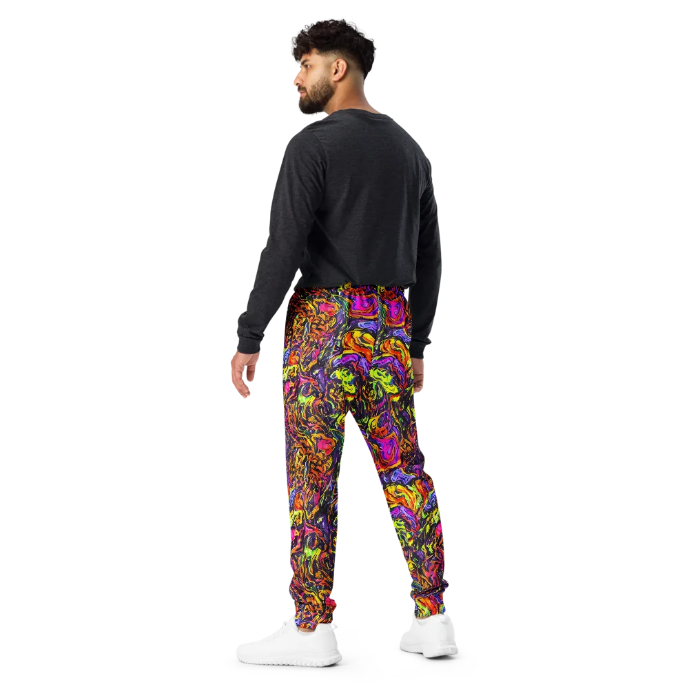 Ember Neon on Men's Joggers — Back