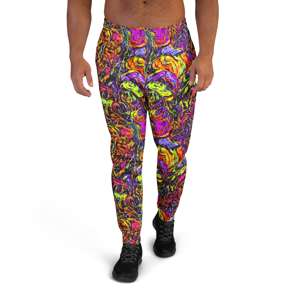 Ember Neon on Men's Joggers — Front