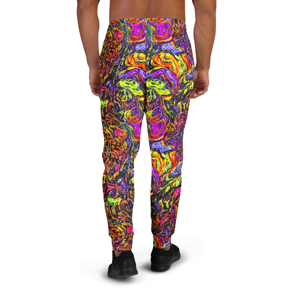 Ember Neon on Men's Joggers — Back