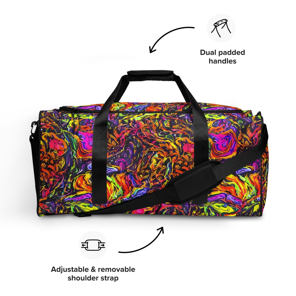 Ember Neon on Duffle Bag — Front