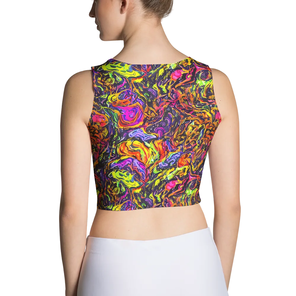 Ember Neon on Crop Top — Back