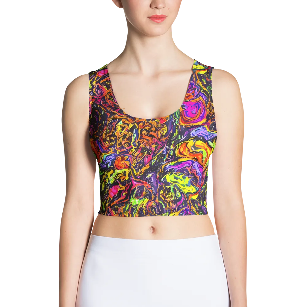 Ember Neon on Crop Top — Front