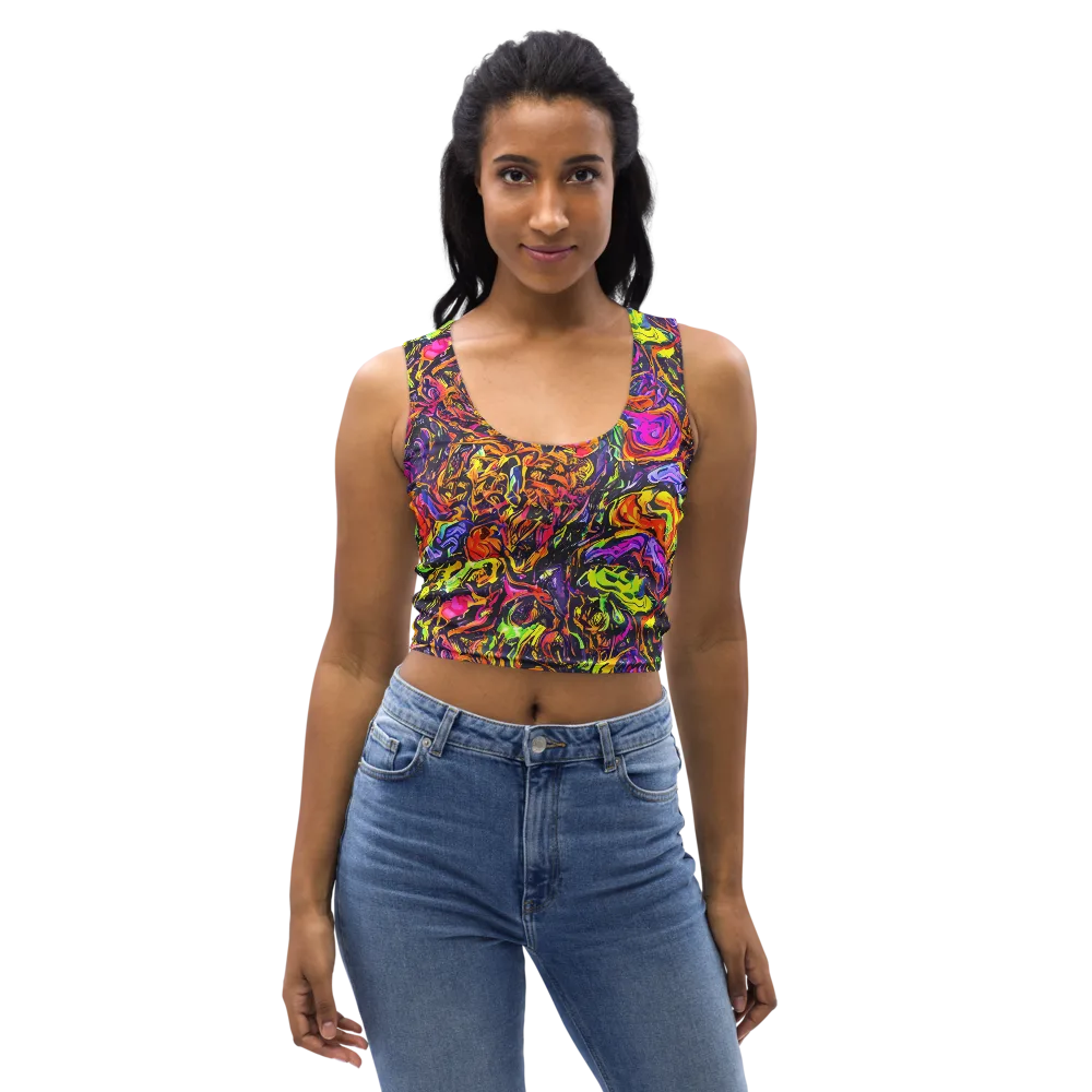 Ember Neon on Crop Top — Front