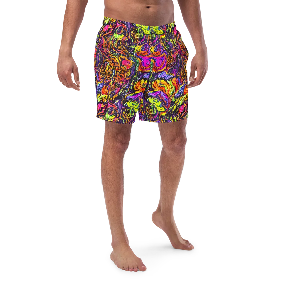 Ember Neon on Swim Trunks — Front