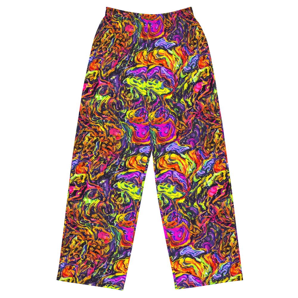 Ember Neon on Wide-Leg Pants — Front