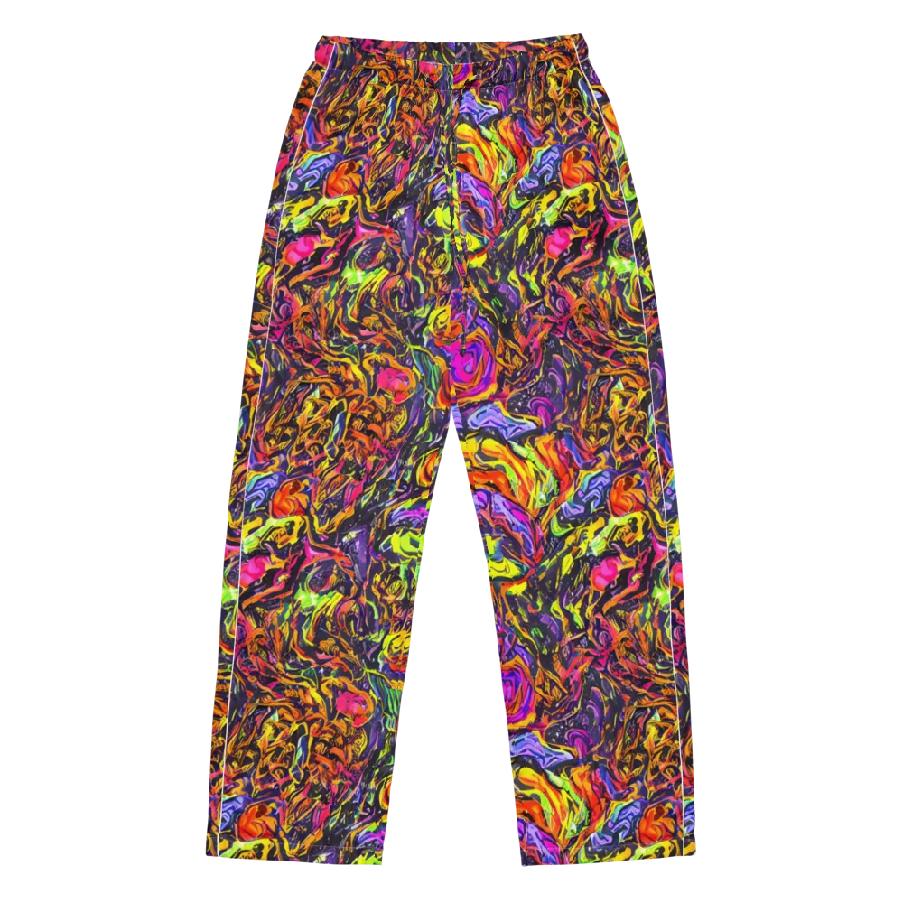 Ember Neon on Women's Pajama Pants — Front