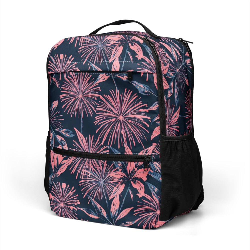 Midnight Firework on Utility Backpack — Left Front