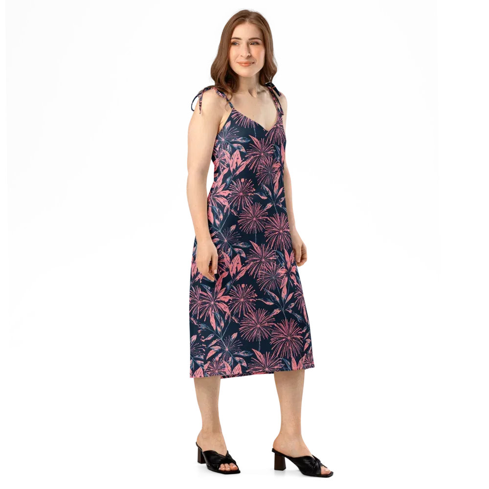 Midnight Firework on Slip Dress — Right Front