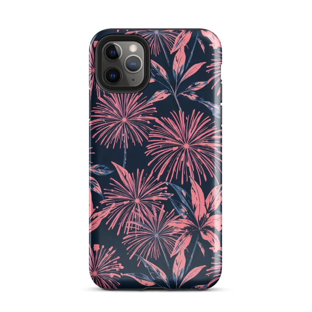 Midnight Firework on Tough Case for iPhone® — Front