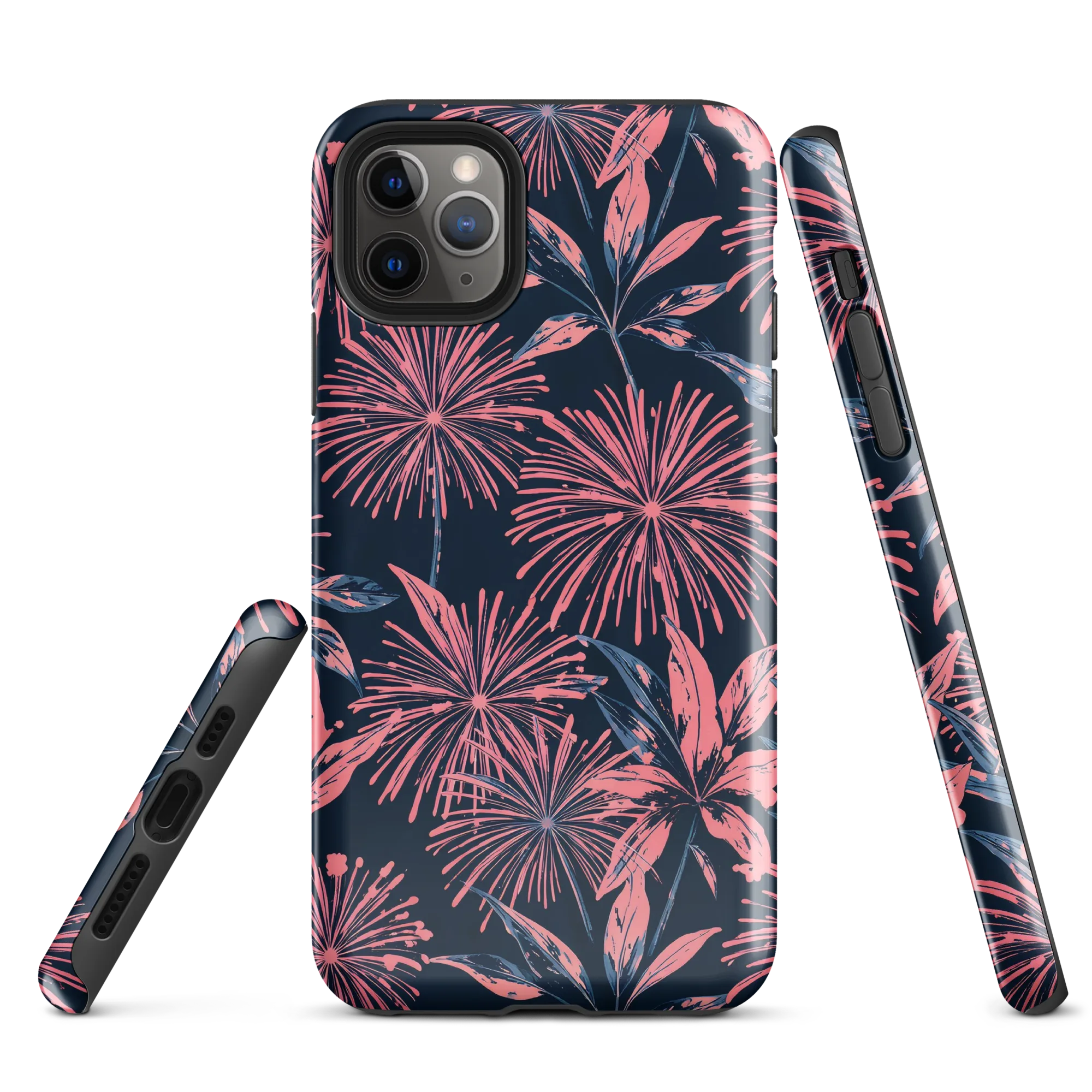 Midnight Firework on Tough Case for iPhone® — Front