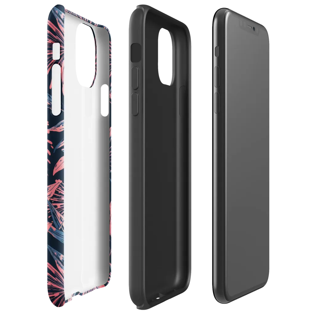 Midnight Firework on Tough Case for iPhone® — Right