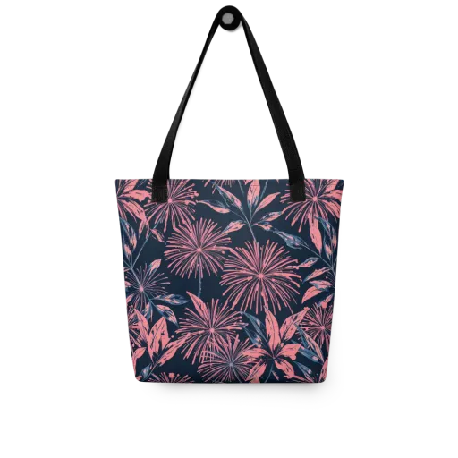 Midnight Firework on a Tote Bag