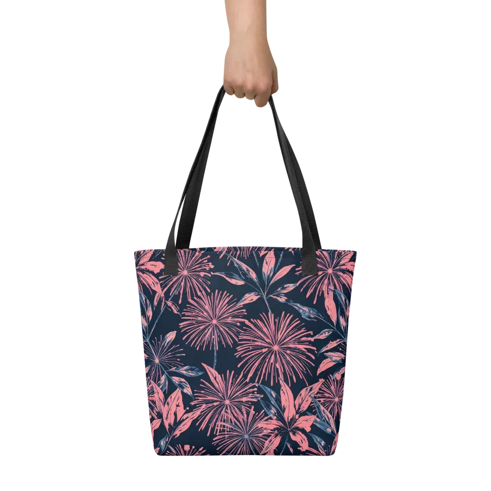 Midnight Firework on Tote Bag — Front