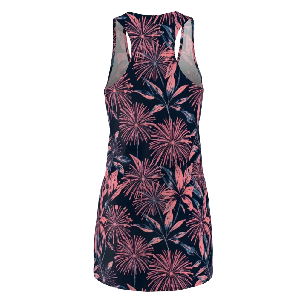 Midnight Firework on Racerback Dress — Back
